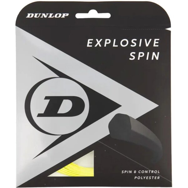 Dunlop-Dunlop-Explosive-Spin-16g1.30mm-Tennissaite-gelb-gelb Dunlop - Dunlop Explosive Spin 16g/1.30mm Tennissaite gelb