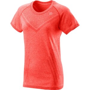 Wilson - Wilson Power Seamless Crew T-Shirt hot coral