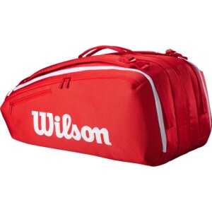 Wilson - Wilson Super Tour Red 15 Pack Tennistasche für 15 Schläger rot