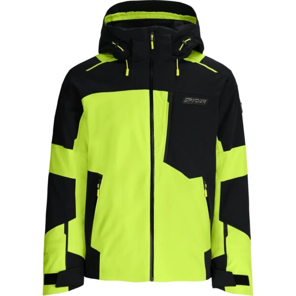 Spyder-Spyder-Leader-Skijacke-lime-gelb Spyder - Spyder Leader Skijacke lime