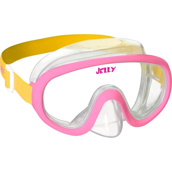 Mares-Mares-Jelly-Schnorchelmaske-Kinder-pink-yellow-clear-rosapink Mares - Mares Jelly Schnorchelmaske Kinder pink yellow clear