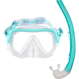 Mares - Mares Keewee Combo Schnorchelset mint white clear