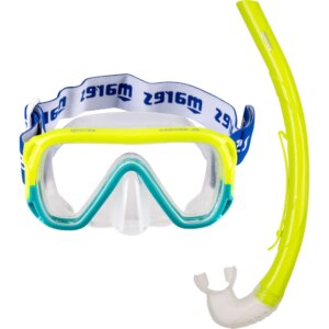 Mares - Mares Keewee Combo Jr. Schnorchelset Kinder aqua white clear