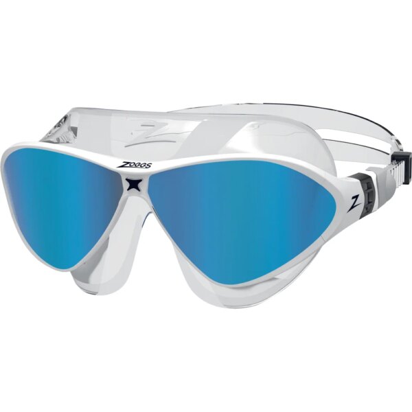 Zoggs-Zoggs-Horizon-Flex-Mask-Titanium-Schwimmbrille-clear-whit-weiss Zoggs - Zoggs Horizon Flex Mask Titanium Schwimmbrille clear whit