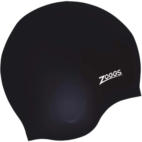 Zoggs-Zoggs-Ultra-Fit-Silikon-Badekappe-schwarz-schwarz Zoggs - Zoggs Ultra Fit Silikon Badekappe schwarz