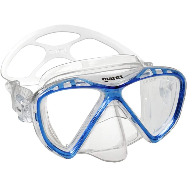 Mares-Mares-Samui-Mid-Schnorchelmaske-blue-blau Mares - Mares Samui Mid Schnorchelmaske blue