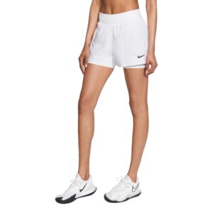 Nike - Nike Court Victory Tennisshorts weiß schwarz