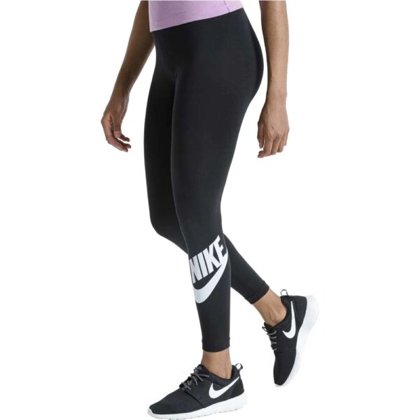 Nike - Nike Sportswear Essential Leggings schwarz weiß