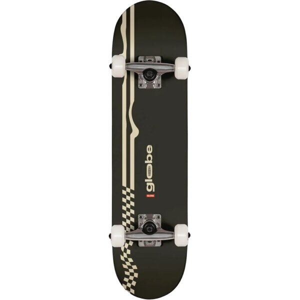 Globe-Globe-Racer-Mini-7.0-Skateboad-Kinder-schwarz-schwarz Globe - Globe Racer Mini 7.0” Skateboad Kinder schwarz