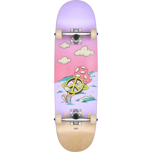 Globe-Globe-Grip-95-Mid-Wide-8.25-Skateboard-Kinder-peace-man-rosapink Globe - Globe Grip 95 Mid Wide 8.25” Skateboard Kinder peace man