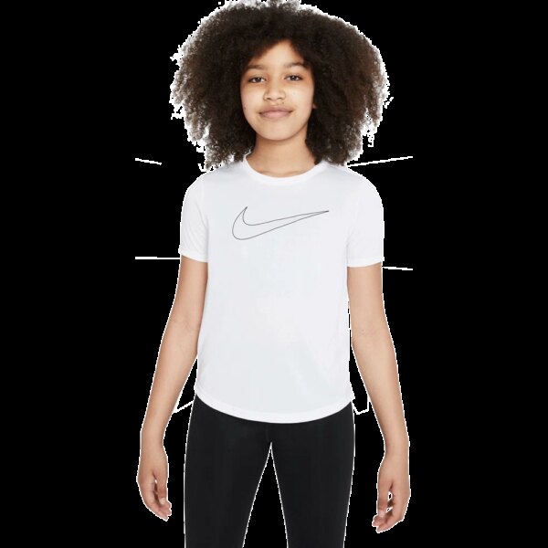 Nike-Nike-One-T-Shirt-Maedchen-weiss-weiss Nike - Nike One T-Shirt Mädchen weiß