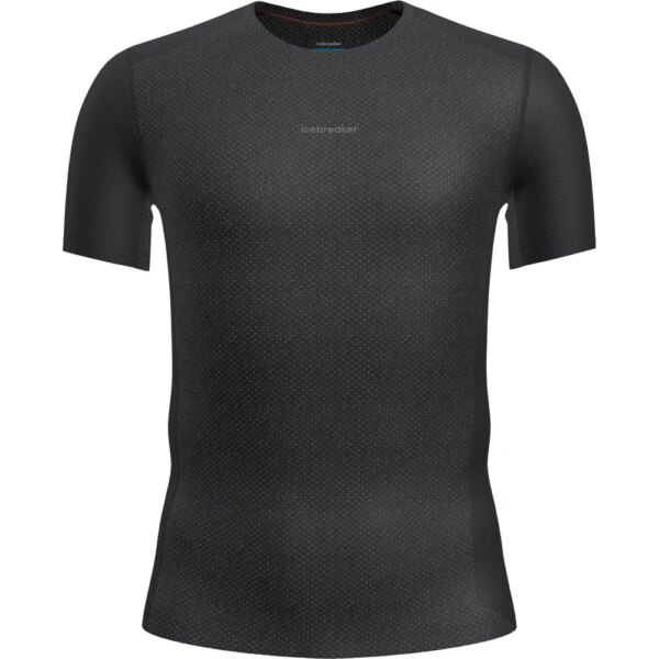 Icebreaker-Icebreaker-Merino-Blend-75-Cool-Lite™-Featherlight™-Crewe-Baselayer-schwarz-schwarz Icebreaker - Icebreaker Merino Blend 75 Cool-Lite™ Featherlight™ Crewe Baselayer schwarz
