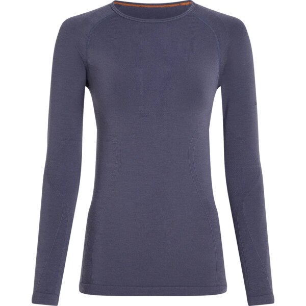 Icebreaker-Icebreaker-Merino-Blend-260-ZoneKnit™-Seamless-Longsleeve-graphite-blau Icebreaker - Icebreaker Merino Blend 260 ZoneKnit™ Seamless Longsleeve graphite