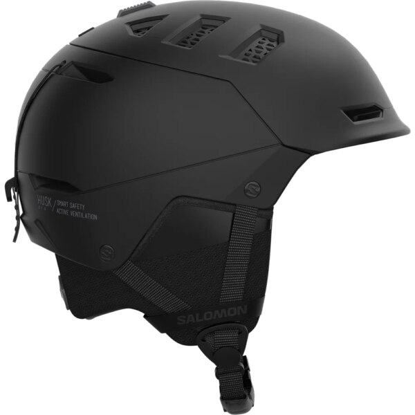 Salomon-Salomon-Husk-Pro-Skihelm-schwarz-schwarz Salomon - Salomon Husk Pro Skihelm schwarz