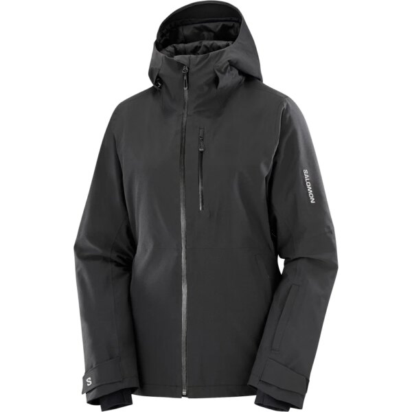 Salomon-Salomon-Highland-Skijacke-deep-black-schwarz Salomon - Salomon Highland Skijacke deep black