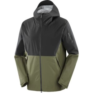 Salomon - Salomon Outerpath 2.5-Lagen Regenjacke schwarz