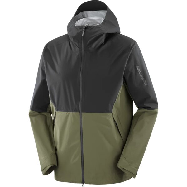 Salomon - Salomon Outerpath 2.5-Lagen Regenjacke schwarz
