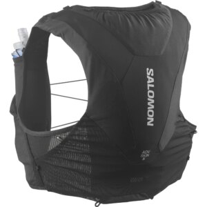 Salomon - Salomon Adv Skin 5L Laufweste mit Flasks schwarz