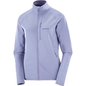 Salomon - Salomon Essential Lightwarm Fleecejacke blue granite
