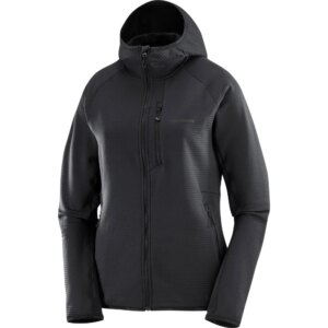 Salomon - Salomon Essential Lightwarm HD Midlayerjacke schwarz