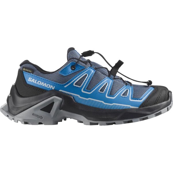 Salomon-Salomon-X-Ultra-GORE-TEX®-J-Wanderschuhe-Kinder-turbulence-blau Salomon - Salomon X Ultra GORE-TEX® J Wanderschuhe Kinder turbulence
