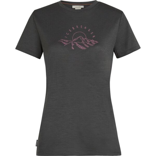 Icebreaker-Icebreaker-Merino-150-Tech-Lite-Sunrise-Summit-T-Shirt-obsidian-schwarz Icebreaker - Icebreaker Merino 150 Tech Lite Sunrise Summit T-Shirt obsidian