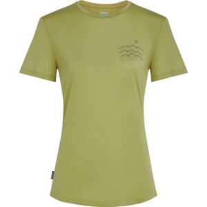 Icebreaker - Icebreaker Merino 125 Cool-Lite Sphere Across the Peaks T-Shirt olive
