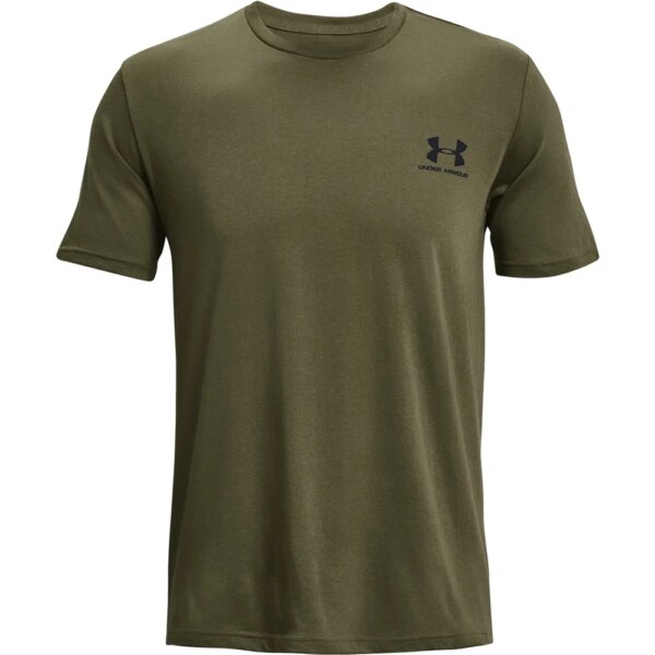 Under - Armour Sportstyle T-Shirt mit Logo marine od green