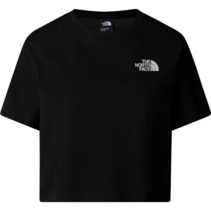 The - North Face® Cropped Simple Dome T-Shirt schwarz