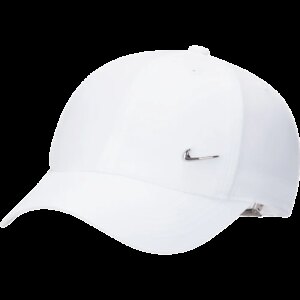 Nike - Nike Unstructured Metal Swoosh Cap Kinder weiß