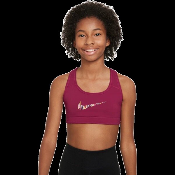 Nike-Nike-Swoosh-Sport-BH-Maedchen-playful-pink-rot Nike - Nike Swoosh Sport BH Mädchen playful pink