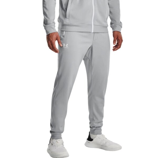 Under-Armour-Sportstyle-Tricot-Jogginghose-mod-gray-grau Under - Armour Sportstyle Tricot Jogginghose mod gray
