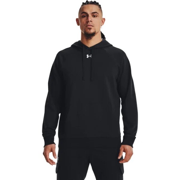 Under-Armour-Rival-Fleece-Hoodie-schwarz-schwarz Under - Armour Rival Fleece Hoodie schwarz