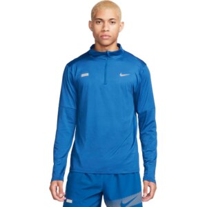 Nike - Nike Element Flash Dri-FIT 1/2-Zip Laufoberteil court blue