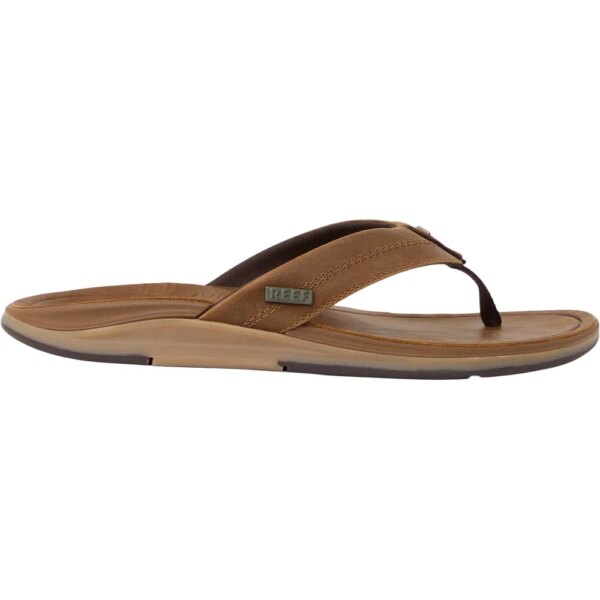 Reef-Reef-Leather-Offshore-Flip-Flops-bronze-braun Reef - Reef Leather Offshore Flip Flops bronze
