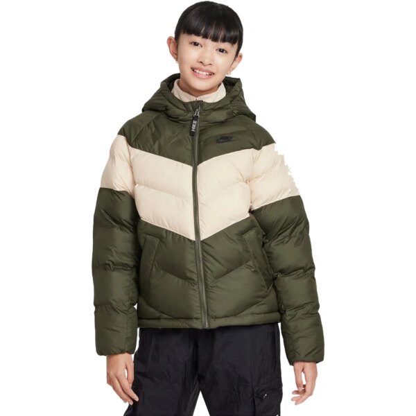 Nike-Nike-Sportswear-Jacke-Kinder-cargo-khaki-gruen Nike - Nike Sportswear Jacke Kinder cargo khaki