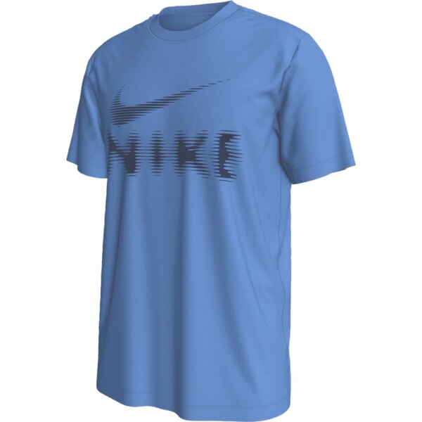 Nike-Nike-Dri-Fit-Fitness-T-Shirt-university-blue-blau Nike - Nike Dri-Fit Fitness T-Shirt university blue