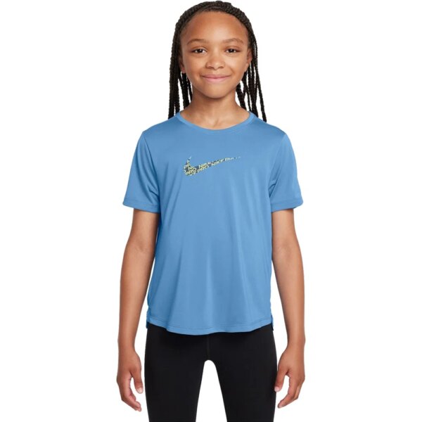 Nike-Nike-One-Classic-T-Shirt-Maedchen-blue-beyond-blau Nike - Nike One Classic T-Shirt Mädchen blue beyond