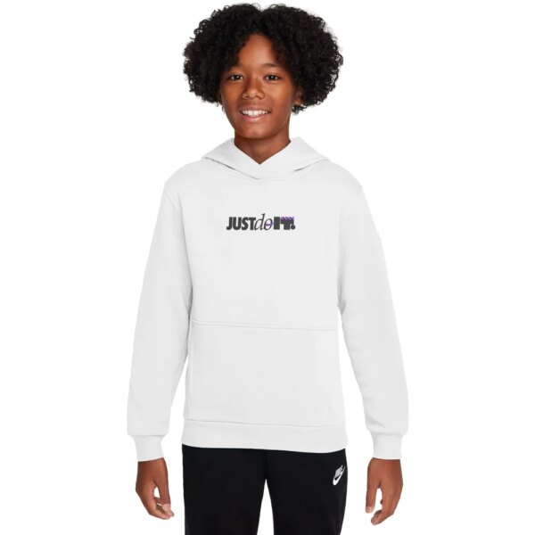 Nike-Nike-Sportswear-Club-Sweatshirt-Kinder-weiss-weiss Nike - Nike Sportswear Club Sweatshirt Kinder weiß