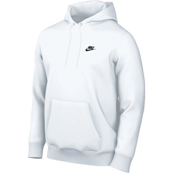 Nike - Nike Club Fleece Hoodie weiß