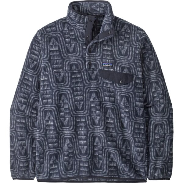 Patagonia-Patagonia-LW-Synch-Snap-T-Pullover-flsk-blau Patagonia - Patagonia LW Synch Snap-T Pullover flsk