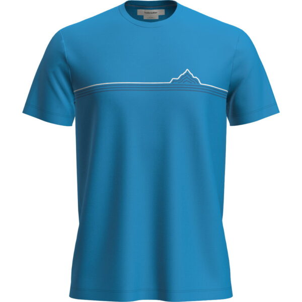 Icebreaker-Icebreaker-Merino-150-Tech-Lite-Range-Stripes-T-Shirt-arctic-blau Icebreaker - Icebreaker Merino 150 Tech Lite Range Stripes T-Shirt arctic