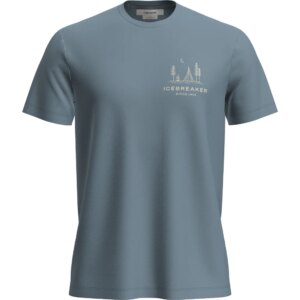 Icebreaker - Icebreaker Merino 150 Tech Lite Peaceful Pass T-Shirt flint blue