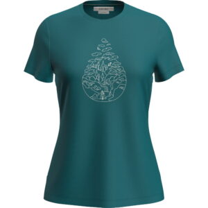 Icebreaker - Icebreaker Merino 150 Tech Lite Hike Path T-Shirt tidal teal