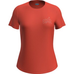 Icebreaker - Icebreaker Merino 125 Cool-Lite Sphere Across the Peaks T-Shirt fervid
