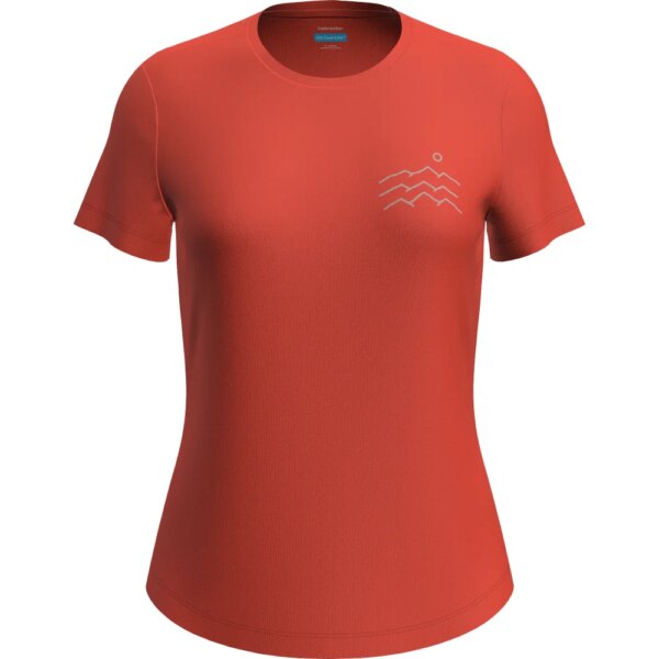 Icebreaker-Icebreaker-Merino-125-Cool-Lite-Sphere-Across-the-Peaks-T-Shirt-fervid-orange Icebreaker - Icebreaker Merino 125 Cool-Lite Sphere Across the Peaks T-Shirt fervid