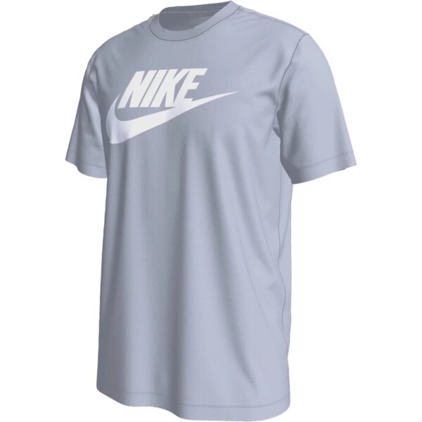 Nike-Nike-Icon-Futura-T-Shirt-ghost-grau Nike - Nike Icon Futura T-Shirt ghost