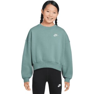 Nike - Nike Club Fleece Boxy Fit Sweatshirt Kinder cannon