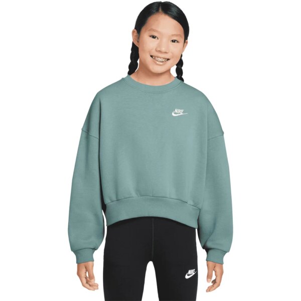 Nike-Nike-Club-Fleece-Boxy-Fit-Sweatshirt-Kinder-cannon-Standard Nike - Nike Club Fleece Boxy Fit Sweatshirt Kinder cannon