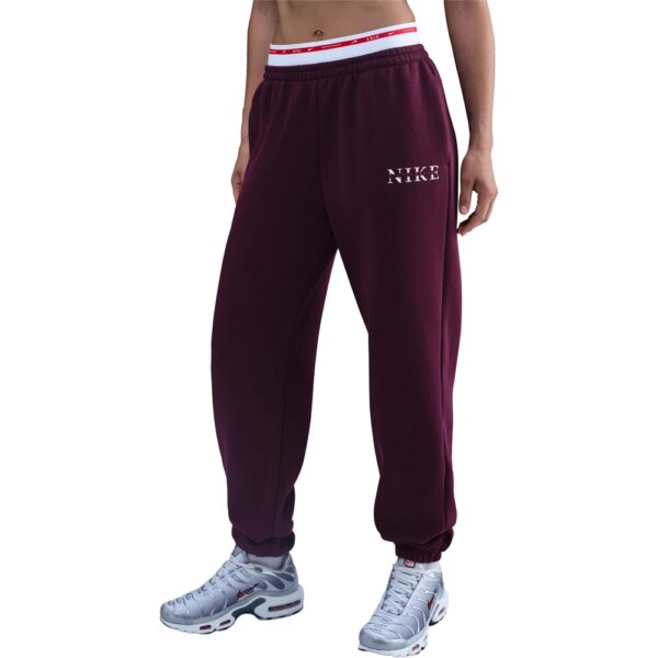 Nike - Nike Phoenix Fleece Jogginghose bordeaux